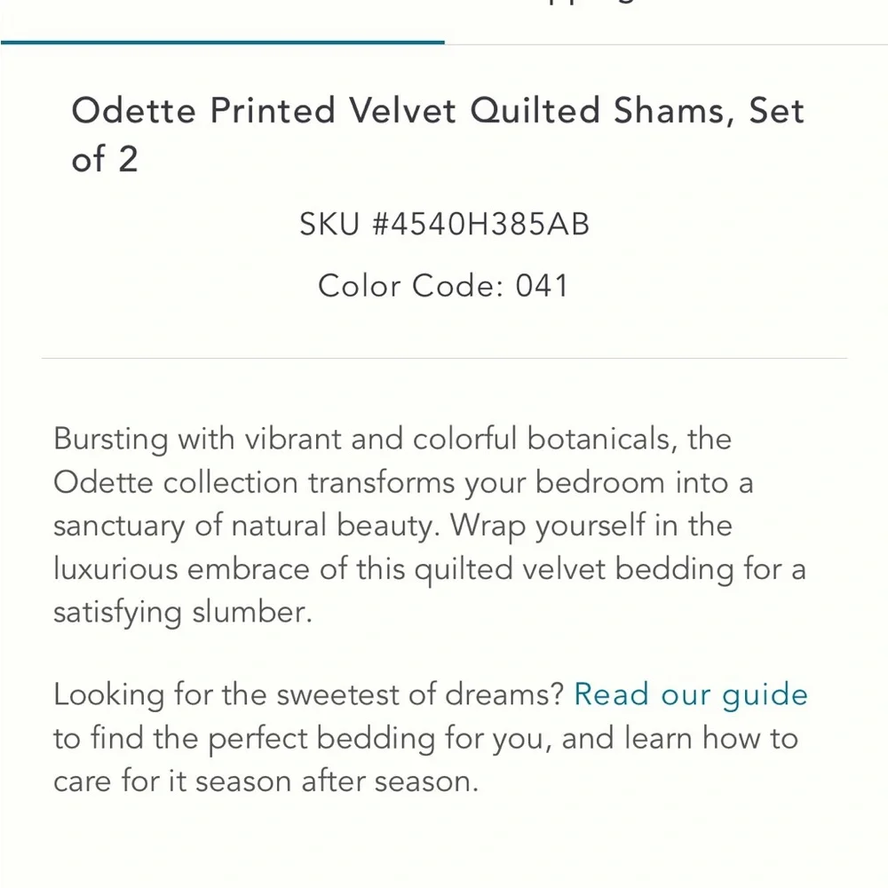TWIN SIZE Odette Quilt plus shams